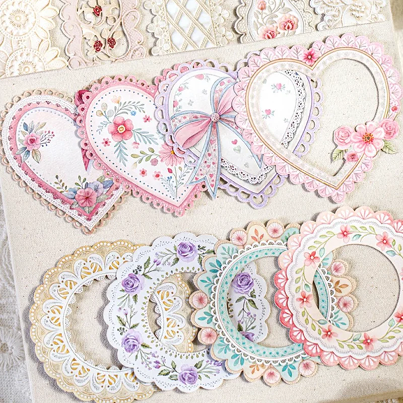Mr. Paper Heart Stickers 20 sheets/bag Lace, Lace, Photo Frame, Pink Stickers Handbooks Decorative Gifts for Women Girls
Mr. Paper Heart Stickers 20 sheets/bag Lace, Lace, Photo Frame, Pink Stickers Handbooks Decorative Gifts for Women Girls