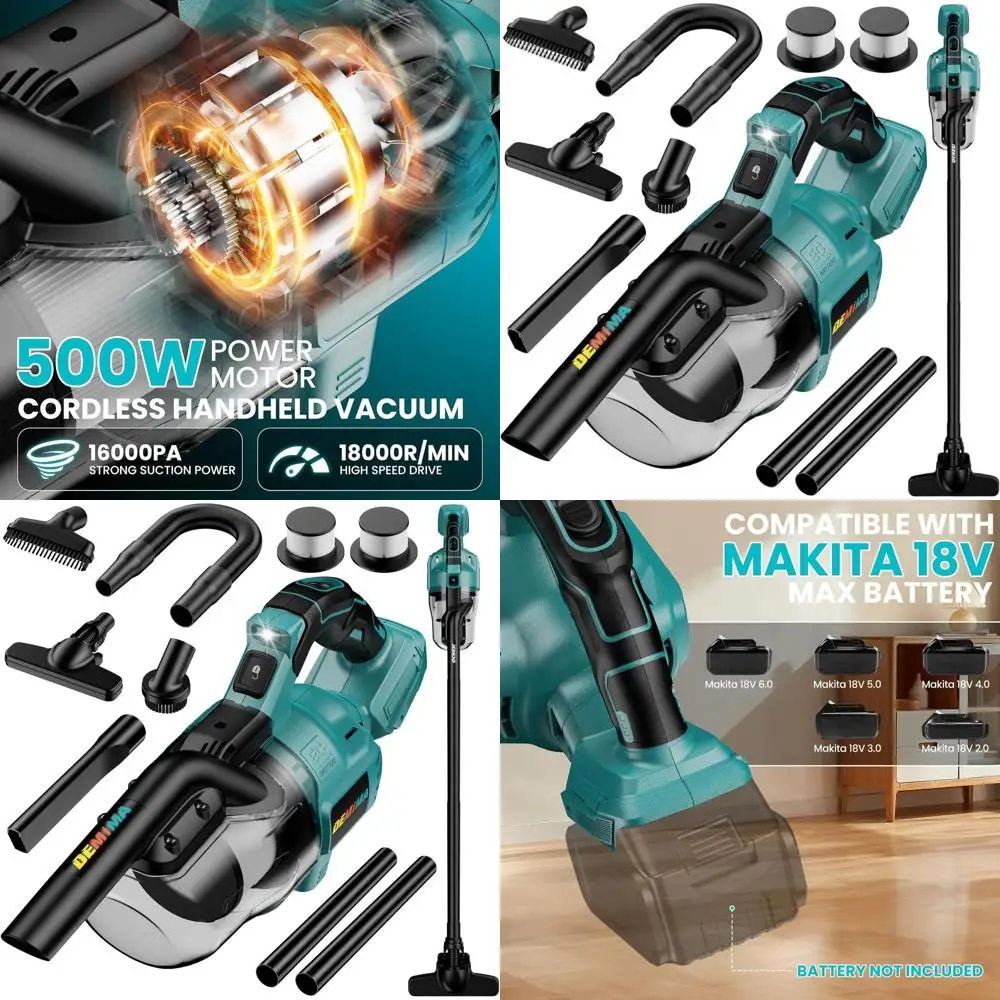 Легкий ручной пылесос 5-в-1 18 В с двигателем мощностью 500 Вт, HEPA-фильтрацией 46 куб. футов в минуту для пола и ковров (батарея не увеличивается)
Легкий ручной пылесос 5-в-1 18 В с двигателем мощностью 500 Вт, HEPA-фильтрацией 46 куб. футов в минуту для пола и ковров (батарея не увеличивается)