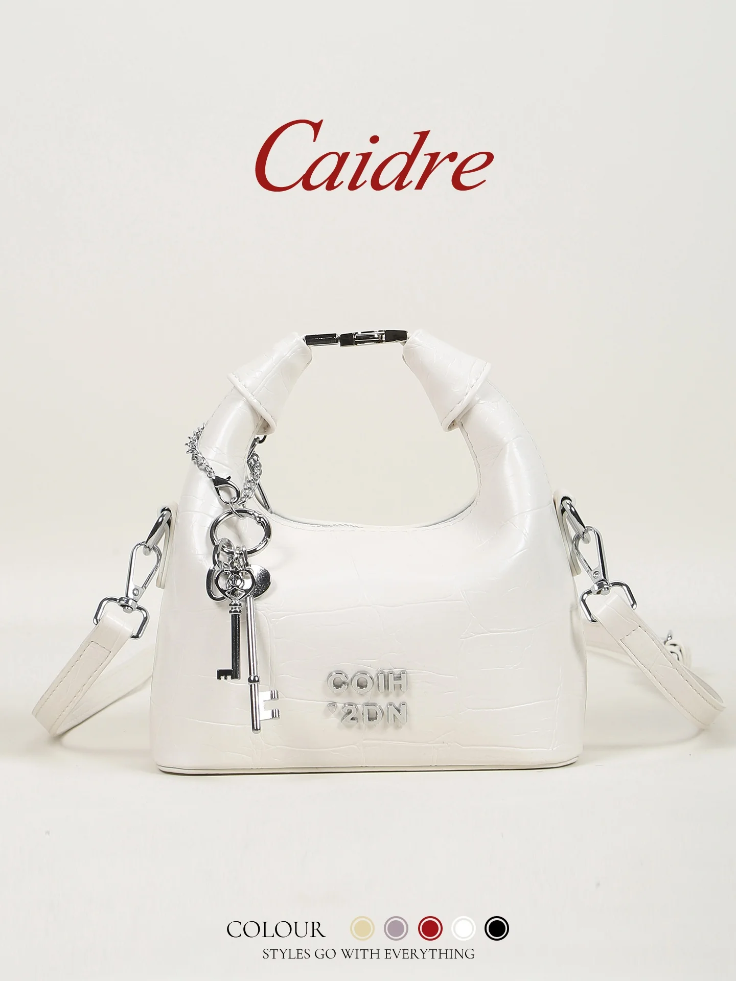 Caidre Commuter Women's Handbag Small Shoulder Bag for Work Casual Leisure Soft PU Leather Zipper Closure Pure Color
Caidre Commuter Women's Handbag Small Shoulder Bag for Work Casual Leisure Soft PU Leather Zipper Closure Pure Color