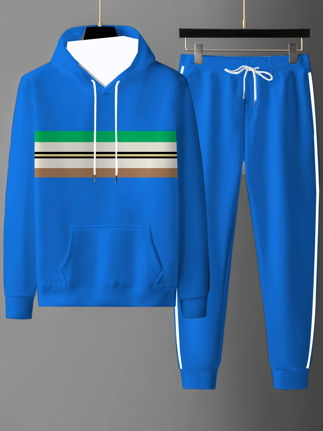 2025-26, осенне-зимний новый спортивный комплект Y2K, классический полосатый мужской модный тренировочный костюм большого размера с 3D принтом, комплект из двух предметов
2025-26, осенне-зимний новый спортивный комплект Y2K, классический полосатый мужской модный тренировочный костюм большого размера с 3D принтом, комплект из двух предметов