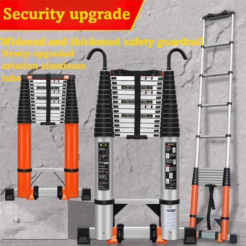 Telescopic Ladder with Hook Straight Design Engineering Lifting Equipment Household Balance Bar for Telephone Pole Work
Telescopic Ladder with Hook Straight Design Engineering Lifting Equipment Household Balance Bar for Telephone Pole Work