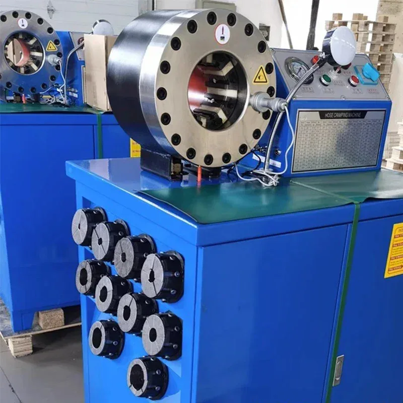High-pressure locking Hydraulic oil Fully automatic crimping hine Explosion-proof pipe
High-pressure locking Hydraulic oil Fully automatic crimping hine Explosion-proof pipe