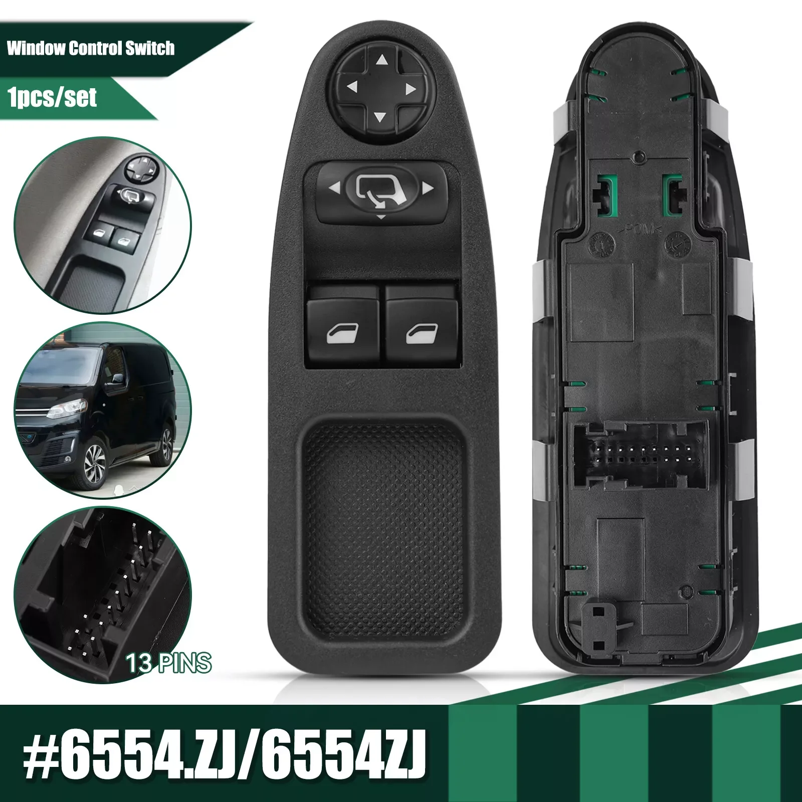 Front Electric Power Window Switch 6554.ZJ 6554ZJ For Peugeot Expert Citroen Dispatch free shipping 1401228388
Front Electric Power Window Switch 6554.ZJ 6554ZJ For Peugeot Expert Citroen Dispatch free shipping 1401228388
