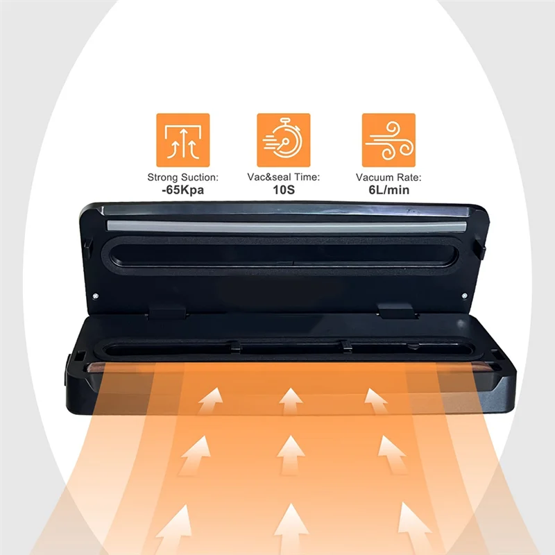 Vacuum Sealer Machine, 60Kpa Dry & Moist Food Vacuum Sealer Machine Includes 10 Vacuum Sealer Bags
Vacuum Sealer Machine, 60Kpa Dry & Moist Food Vacuum Sealer Machine Includes 10 Vacuum Sealer Bags