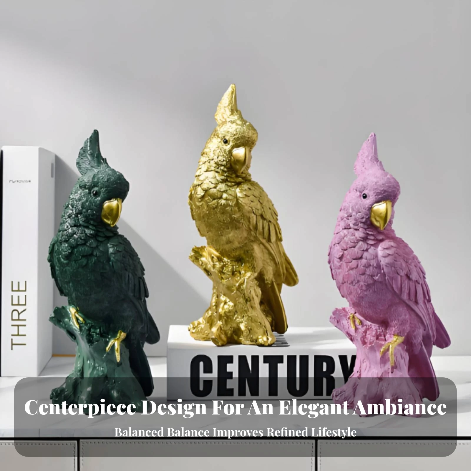 Parrot Figurine Perched Resin Parrot Statue Decorative Bird Ornament Realistic
Parrot Figurine Perched Resin Parrot Statue Decorative Bird Ornament Realistic
