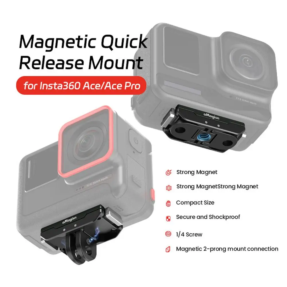 For Insta360 Ace Pro Magnetic Mount Extension Base Quick Release Action Camera Holder For Insta360 Ace Accessories A9U9
For Insta360 Ace Pro Magnetic Mount Extension Base Quick Release Action Camera Holder For Insta360 Ace Accessories A9U9
