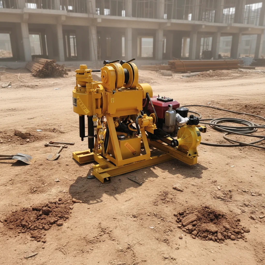 China Factory High-Quality Small Rig New Portable Hydraulic 100m Depth Exploration Drilling Rig