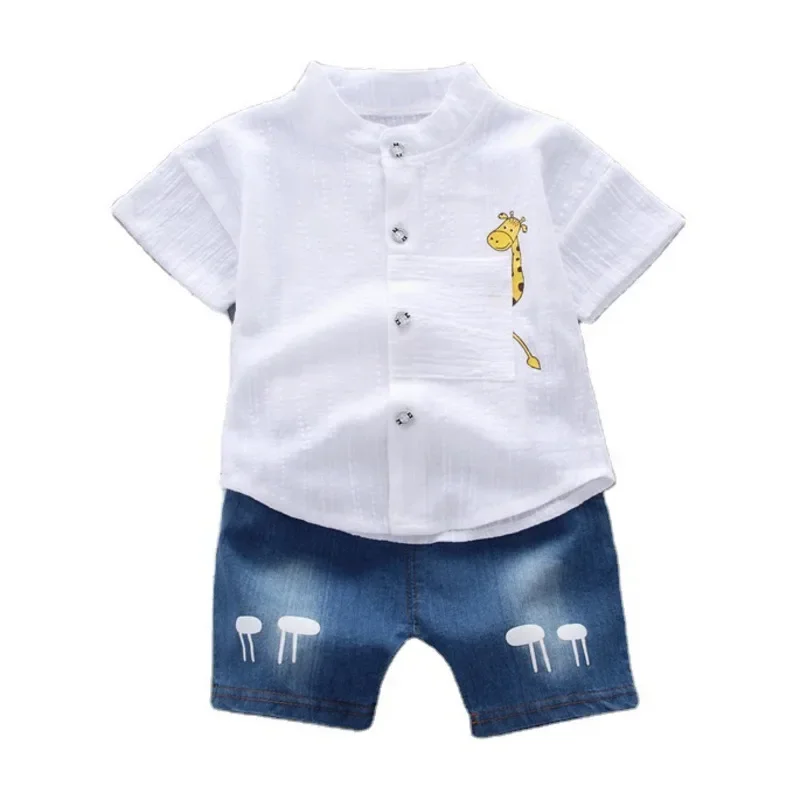New Summer Baby Clothes Suit Children Boys Casual Shirt Shorts 2Pcs/Sets Kids Outfits Toddler Fashion Costume Infant Sportswear
New Summer Baby Clothes Suit Children Boys Casual Shirt Shorts 2Pcs/Sets Kids Outfits Toddler Fashion Costume Infant Sportswear