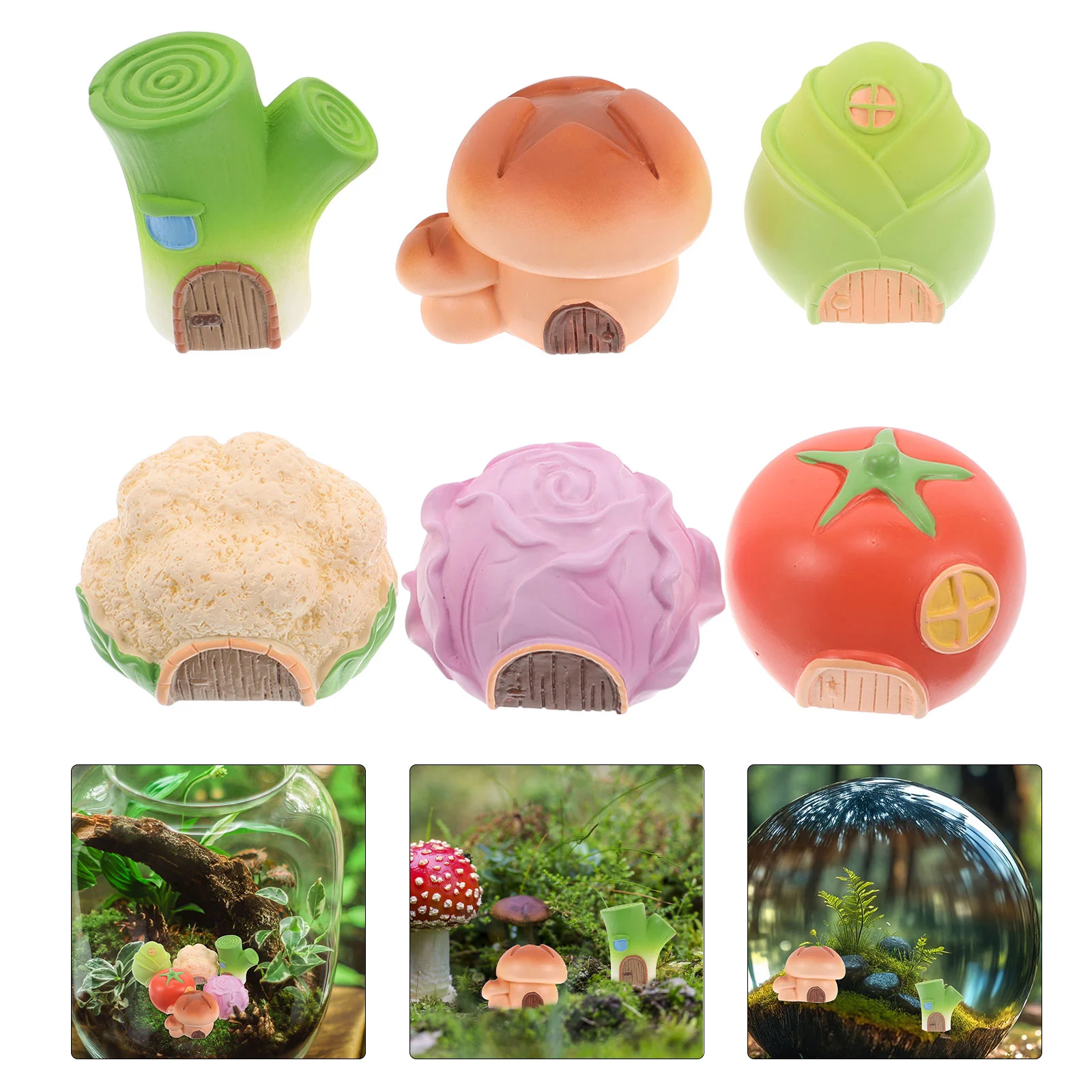 6 Pcs Blind Bag Micro Landscape Small House Fish Tank Decor Resin Reptile Decoration
6 Pcs Blind Bag Micro Landscape Small House Fish Tank Decor Resin Reptile Decoration