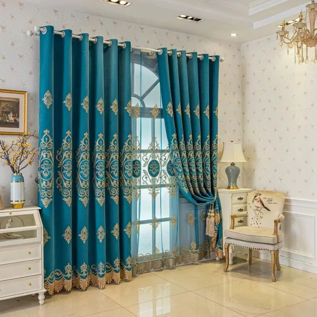 European Luxury Palace Brown Chenille Luxury Curtains for Living Room Bedroom Dining Custom Size Blackout Valance Tulle Decor
European Luxury Palace Brown Chenille Luxury Curtains for Living Room Bedroom Dining Custom Size Blackout Valance Tulle Decor