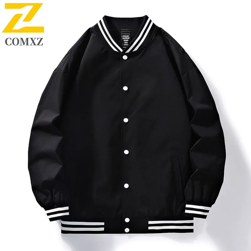 COMXZ 2022 New Autumn Winter American Baseball Jacket Men Coat Loose Neutral Minimalist High Quality Skin Feel Mens
COMXZ 2022 New Autumn Winter American Baseball Jacket Men Coat Loose Neutral Minimalist High Quality Skin Feel Mens