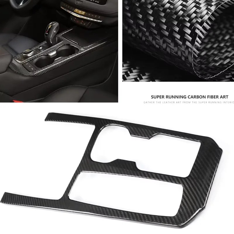 For Cadillac XT4 Real Dry Carbon Fiber Console Shift Box Panel Sticker Frame Cover Strip Gear Board18 22 Cigarette Cover plate
For Cadillac XT4 Real Dry Carbon Fiber Console Shift Box Panel Sticker Frame Cover Strip Gear Board18 22 Cigarette Cover plate