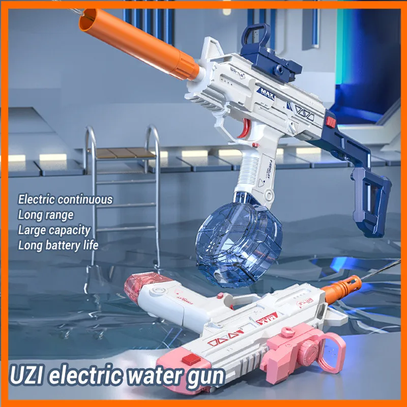 Electric Water Gun Automatic Summer Outdoor Beach Pool Toy for Kids Full Auto Long Range Shooting Toys for Boys Girls Gift
Electric Water Gun Automatic Summer Outdoor Beach Pool Toy for Kids Full Auto Long Range Shooting Toys for Boys Girls Gift