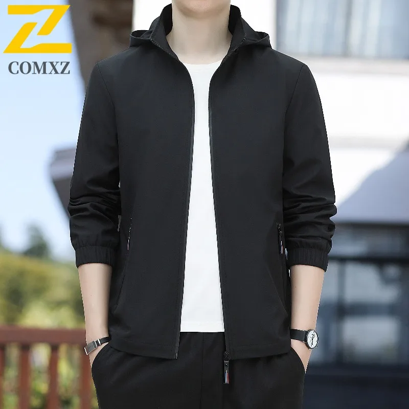 Осенняя водостойкая деловая куртка, ветрозащитная уличная ветровка с капюшоном для пеших прогулок, спецодежда, легкий вес в городском уличном стиле
Осенняя водостойкая деловая куртка, ветрозащитная уличная ветровка с капюшоном для пеших прогулок, спецодежда, легкий вес в городском уличном стиле