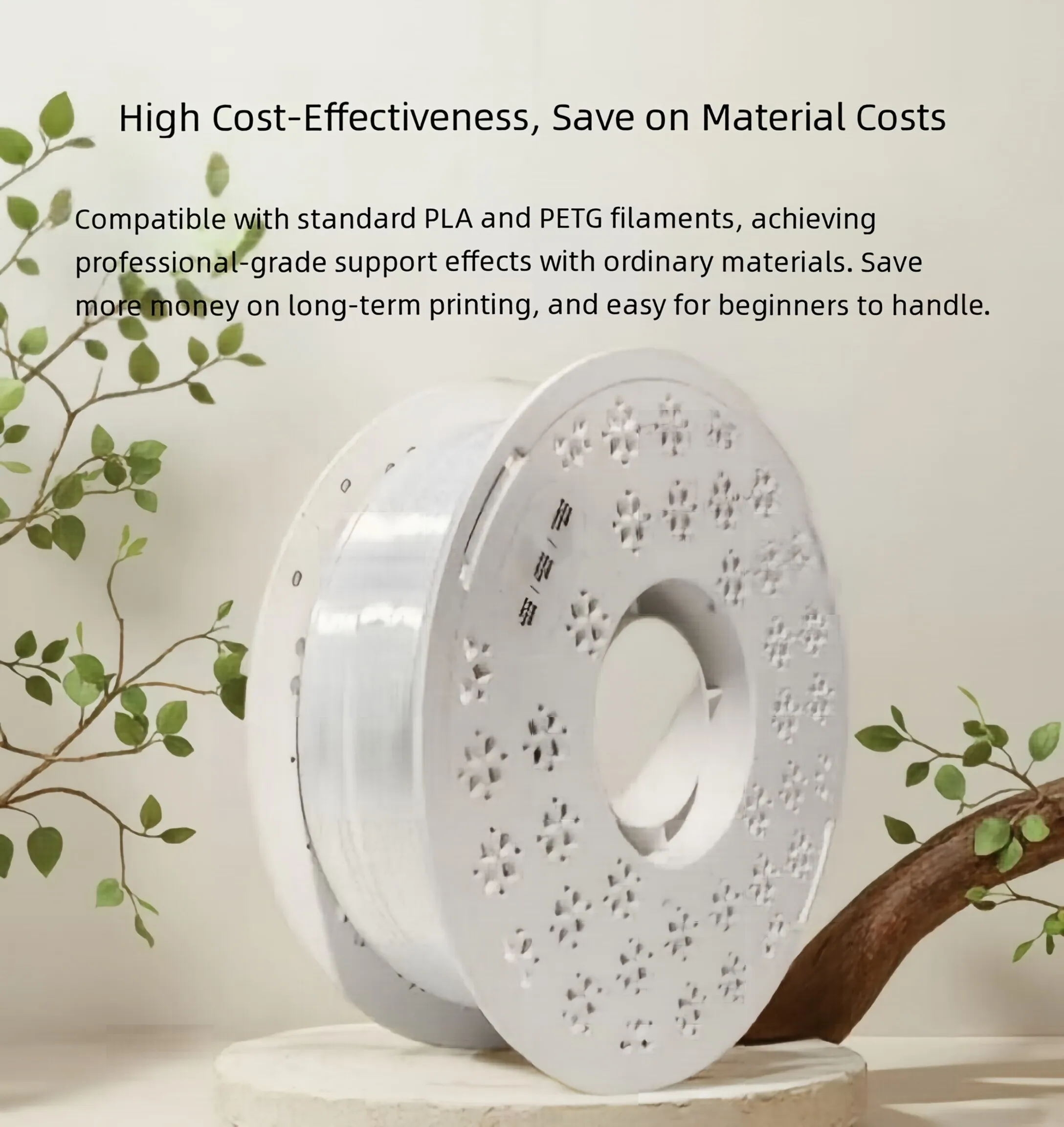PLA/PETG 3D Printer Filament 1.75mm Easy Peel Support Material for FDM Printers Hot Sale 1KG Spool Smooth Surface No Damage
PLA/PETG 3D Printer Filament 1.75mm Easy Peel Support Material for FDM Printers Hot Sale 1KG Spool Smooth Surface No Damage