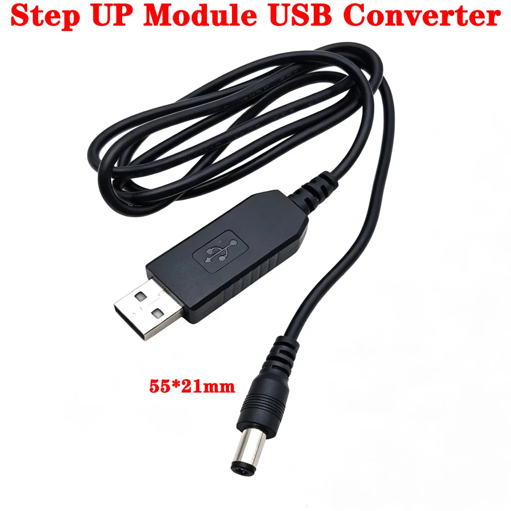 50PCS USB power boost line 1A DC 5V to DC 9V / 12V Step UP Module USB Converter Adapter Cable 2.1x5.5mm Plug
50PCS USB power boost line 1A DC 5V to DC 9V / 12V Step UP Module USB Converter Adapter Cable 2.1x5.5mm Plug
