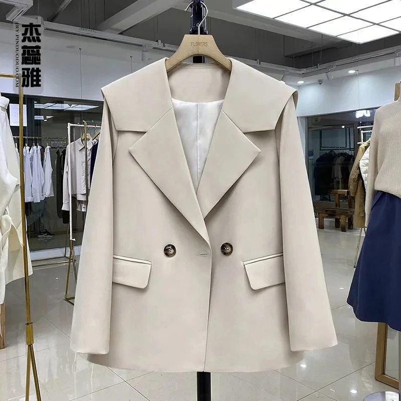 White Clothes Solid Loose Black Outerwears Coats for Women Jacket Blazer Woman Winter Trend 2024 Deals Korean Luxury Clothing
White Clothes Solid Loose Black Outerwears Coats for Women Jacket Blazer Woman Winter Trend 2024 Deals Korean Luxury Clothing