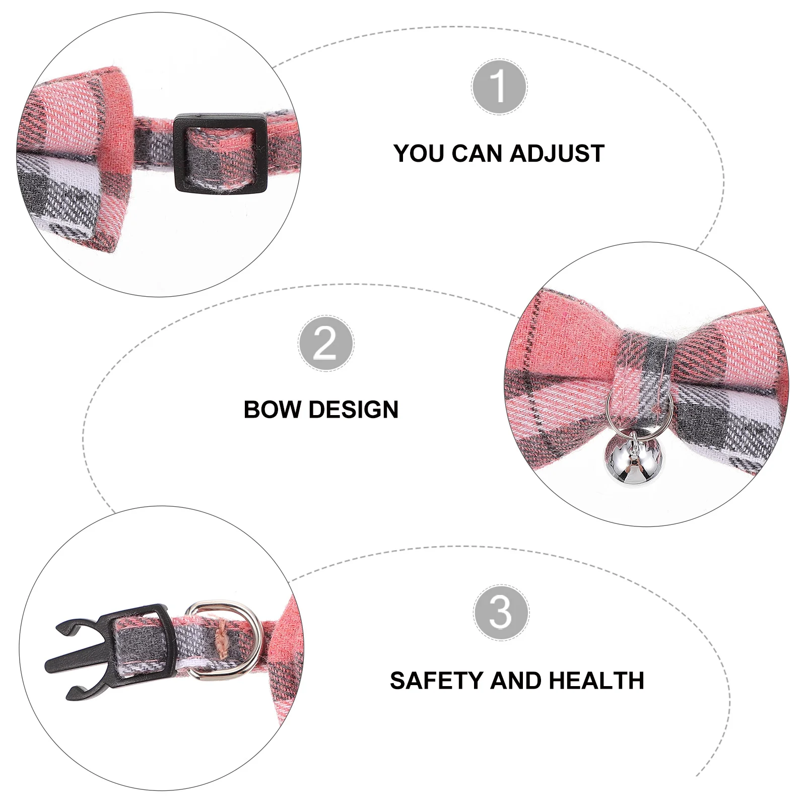 6Pcs Bow Tie Collars Cat Plaid Adjustable Neck Collars Bells Pet Supplies Kitten Safety Collar Gift Pet Supplies
6Pcs Bow Tie Collars Cat Plaid Adjustable Neck Collars Bells Pet Supplies Kitten Safety Collar Gift Pet Supplies