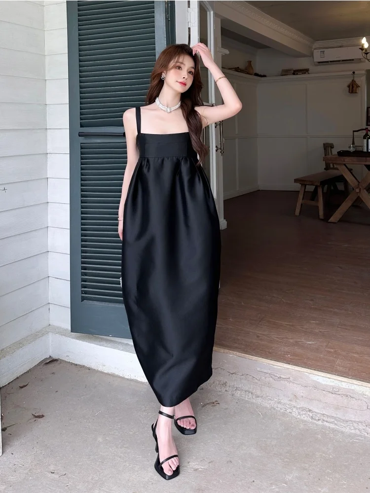 Elegant Black Gown with Bouffant Skirt Strapless Party Dress Super Slimming High Waist Polyester Fiber Spring Ladies Dress
Elegant Black Gown with Bouffant Skirt Strapless Party Dress Super Slimming High Waist Polyester Fiber Spring Ladies Dress