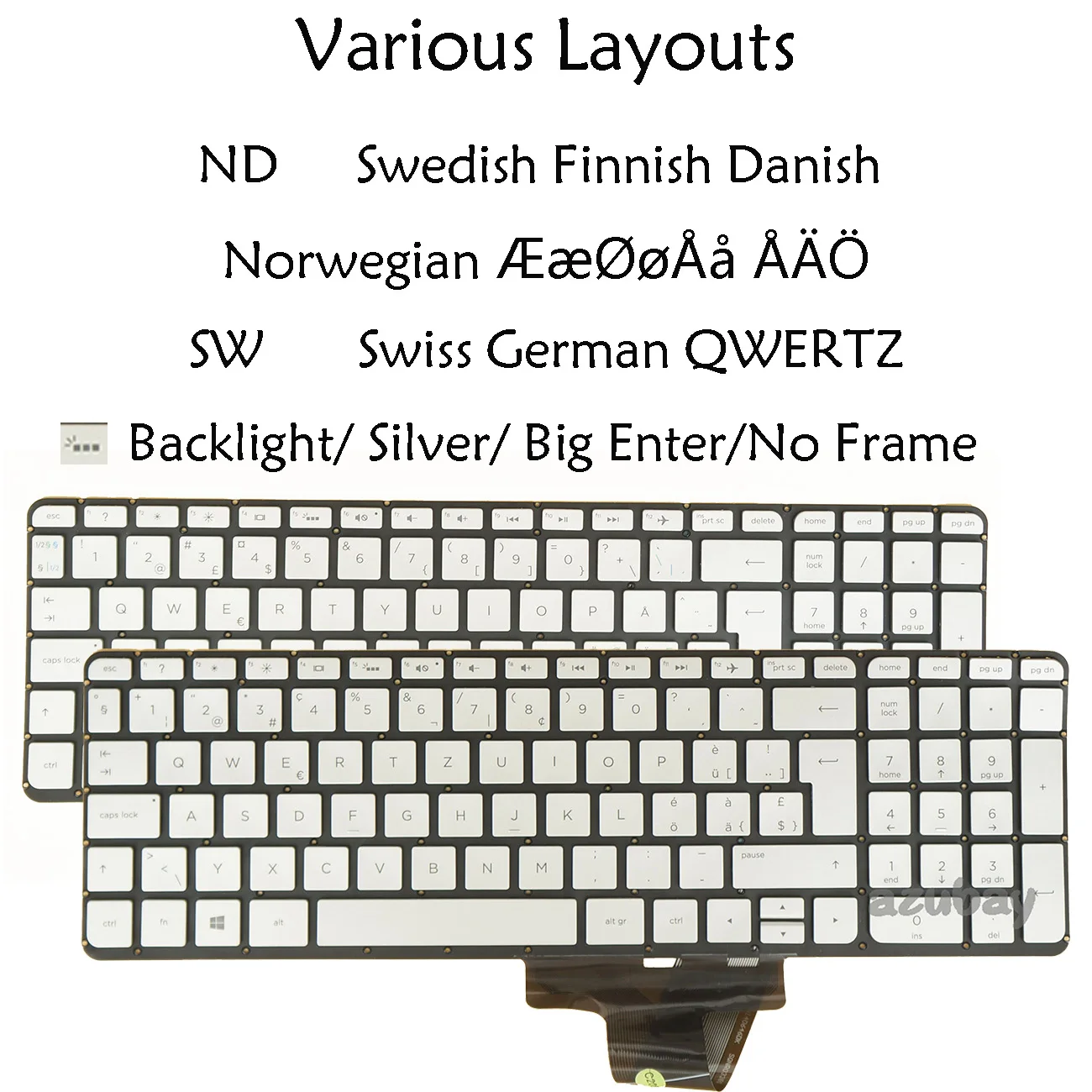 Шведский, финский, датский, норвежский и швейцарский CH QWERTZ клавиатура для HP ENVY 15 - U000 X360, V140646DK1, 776265 776267 - 001 AEY63X00010 с подсветкой, серебристый
Шведский, финский, датский, норвежский и швейцарский CH QWERTZ клавиатура для HP ENVY 15 - U000 X360, V140646DK1, 776265 776267 - 001 AEY63X00010 с подсветкой, серебристый