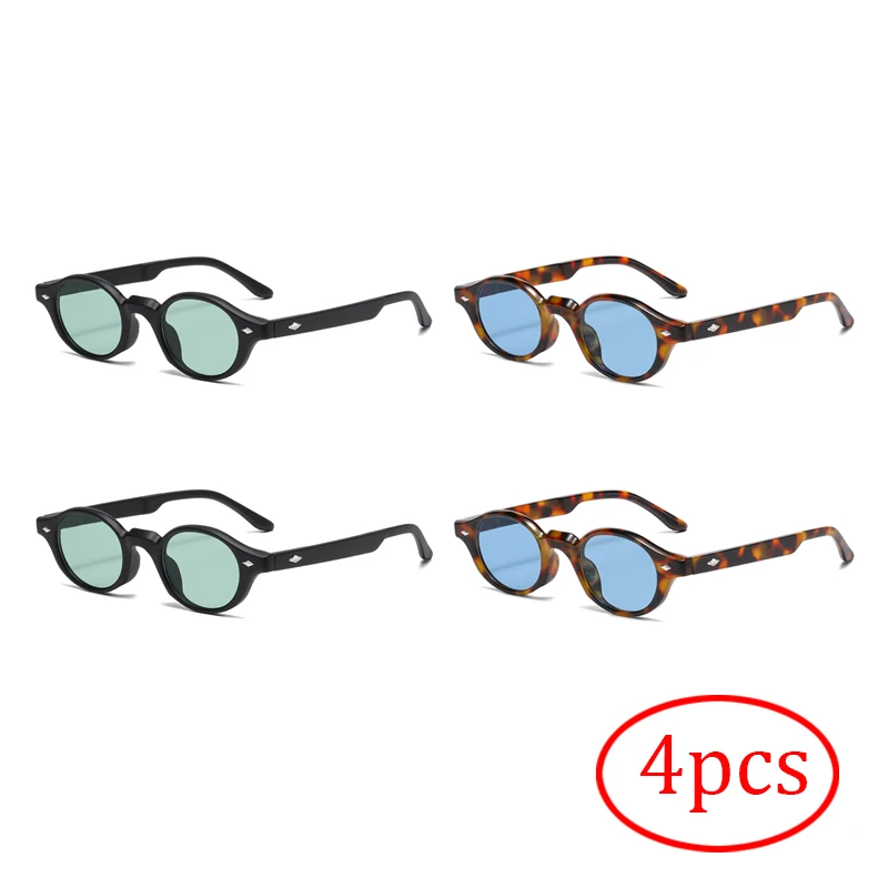 4pcs Combination Fashionable And Simple Small Frame Men And Women Sunglasses Trendy Cross-Border Elliptical Street Sun glasses
4pcs Combination Fashionable And Simple Small Frame Men And Women Sunglasses Trendy Cross-Border Elliptical Street Sun glasses