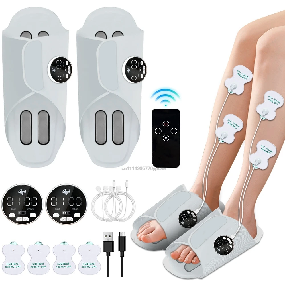 EMS Massager Portable Foot Massager Shoes - Cordless Rechargeable Pulse Therapy Massage Device for Daily Foot Care Travel
EMS Massager Portable Foot Massager Shoes - Cordless Rechargeable Pulse Therapy Massage Device for Daily Foot Care Travel