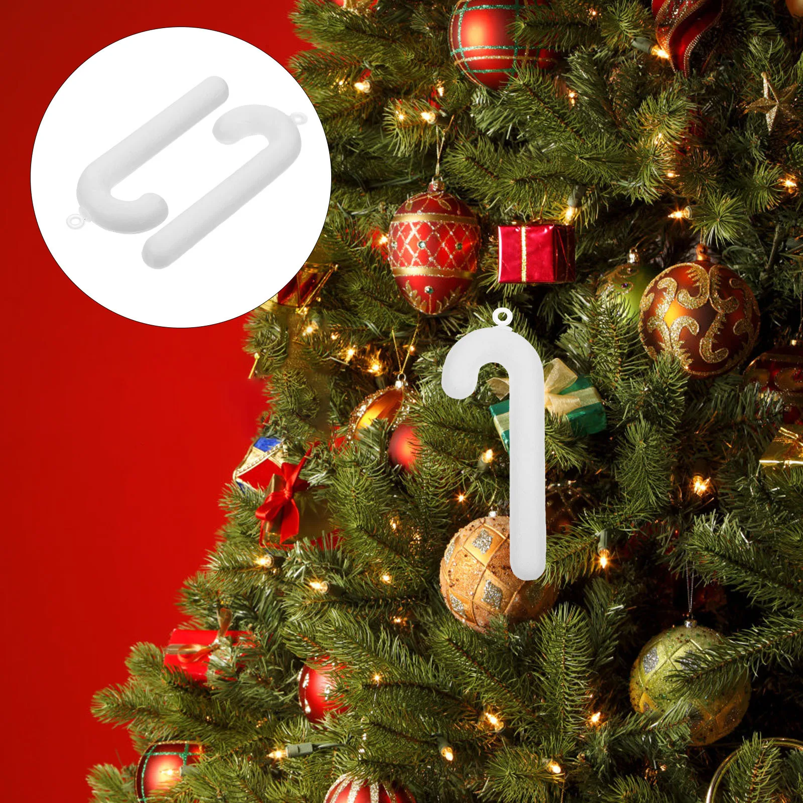 10Pcs Xmas Hanging Crutches Foam Christmas Ornaments Exquisite Craftsmanship for Home Office Holiday Decor Festive Display
10Pcs Xmas Hanging Crutches Foam Christmas Ornaments Exquisite Craftsmanship for Home Office Holiday Decor Festive Display