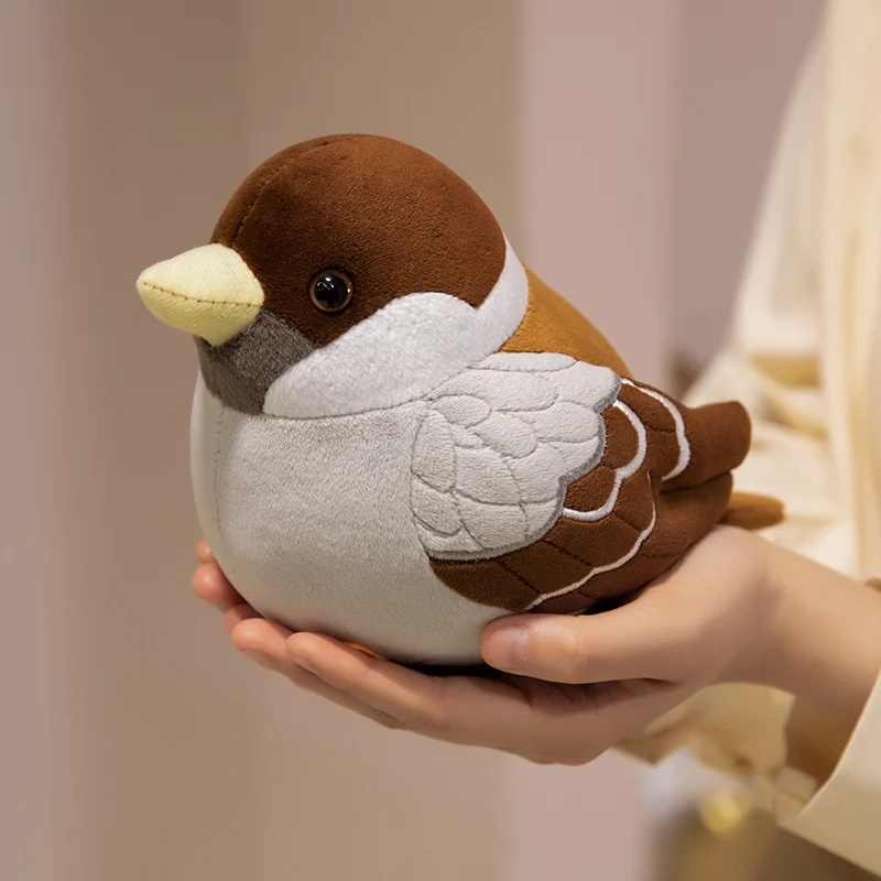 15/18CM Lovely Sparrow Plush Toys Stuffed Animal Bird Soft Doll Cute Sparrow Desktop Ornament
15/18CM Lovely Sparrow Plush Toys Stuffed Animal Bird Soft Doll Cute Sparrow Desktop Ornament