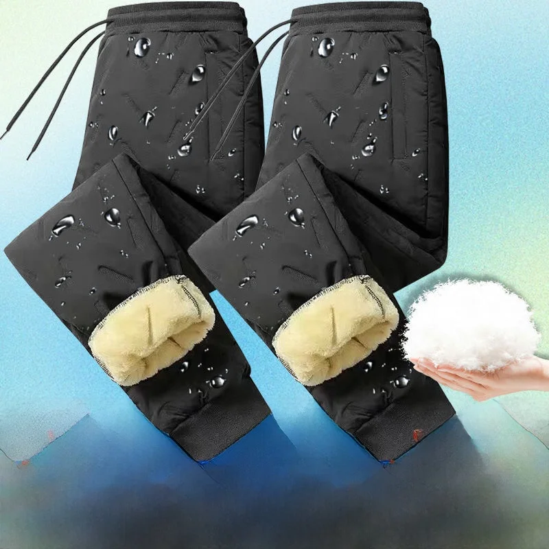 Мужские повседневные брюки из овечьего вельвета с пуховым наполнителем, хлопковые, зимние, на флисовой подкладке, прямого кроя, водонепроницаемые, морозостойкие, теплые
Мужские повседневные брюки из овечьего вельвета с пуховым наполнителем, хлопковые, зимние, на флисовой подкладке, прямого кроя, водонепроницаемые, морозостойкие, теплые