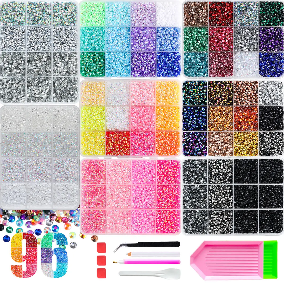 1Set 3mm Multi-colors Flatback Nail Rhinestones Charms AB Colored Jelly Resin Nail Diamond DIY Hairpin Jewelry Clothing Nail Art
1Set 3mm Multi-colors Flatback Nail Rhinestones Charms AB Colored Jelly Resin Nail Diamond DIY Hairpin Jewelry Clothing Nail Art