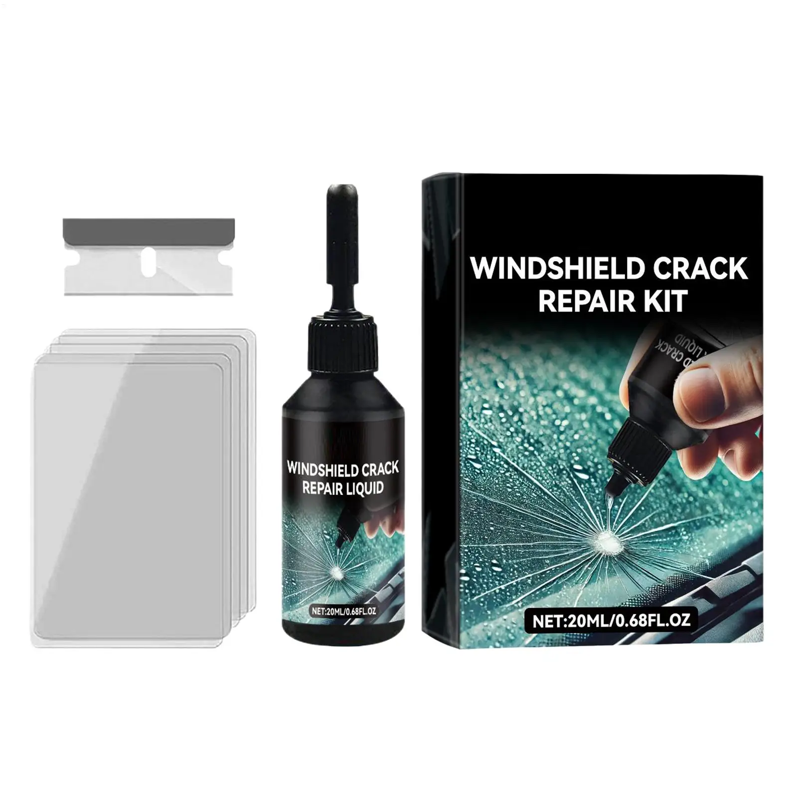 Car Windshield Chip Repair Kit Windshield Repair Glue Windscreen Quick Restore Tool Automotive Supplies for Car Truck SUV
Car Windshield Chip Repair Kit Windshield Repair Glue Windscreen Quick Restore Tool Automotive Supplies for Car Truck SUV
