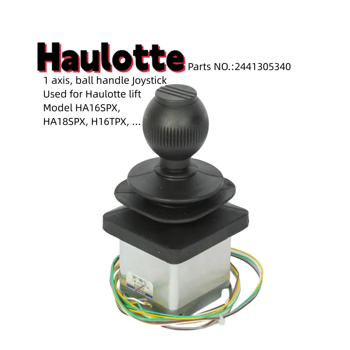 Подъемник джойстика, 1 ось шариковая ручка 2441305340 для подъема Haulotte HA16SPX HA18SPX HA16TPX,... 
Подъемник джойстика, 1 ось шариковая ручка 2441305340 для подъема Haulotte HA16SPX HA18SPX HA16TPX,...