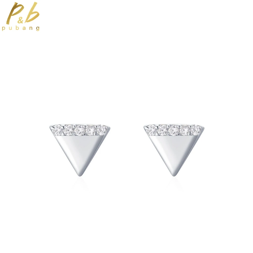 PuBang Fine Jewelry Real 925 Sterling Silver VVS Gem High Carbon Diamond Trillion Cut Stud Earrings for Women Gift Drop Shipping
PuBang Fine Jewelry Real 925 Sterling Silver VVS Gem High Carbon Diamond Trillion Cut Stud Earrings for Women Gift Drop Shipping