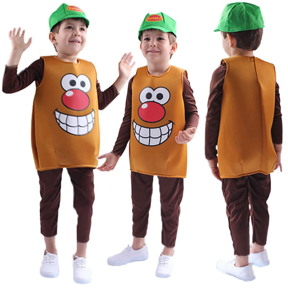 Halloween Potato Clothes Hallowmas Party Top And Pants Cosplay Uniform Carnival Role Play Suits Children
Halloween Potato Clothes Hallowmas Party Top And Pants Cosplay Uniform Carnival Role Play Suits Children