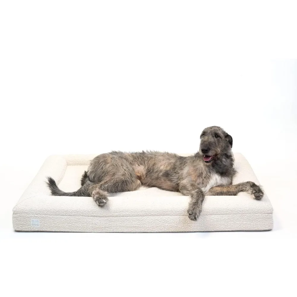 Luxury Boucle Orthopedic Memory Foam Dog Bed with Waterproof Liner and Machine Washable Cover with YKK Zippers (X-Large, 61" L x
Luxury Boucle Orthopedic Memory Foam Dog Bed with Waterproof Liner and Machine Washable Cover with YKK Zippers (X-Large, 61" L x