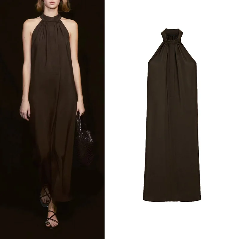 Новое летнее повседневное женское платье Ele Long Beach Dr New Spring Season без бретелек из полиэстера
Новое летнее повседневное женское платье Ele Long Beach Dr New Spring Season без бретелек из полиэстера