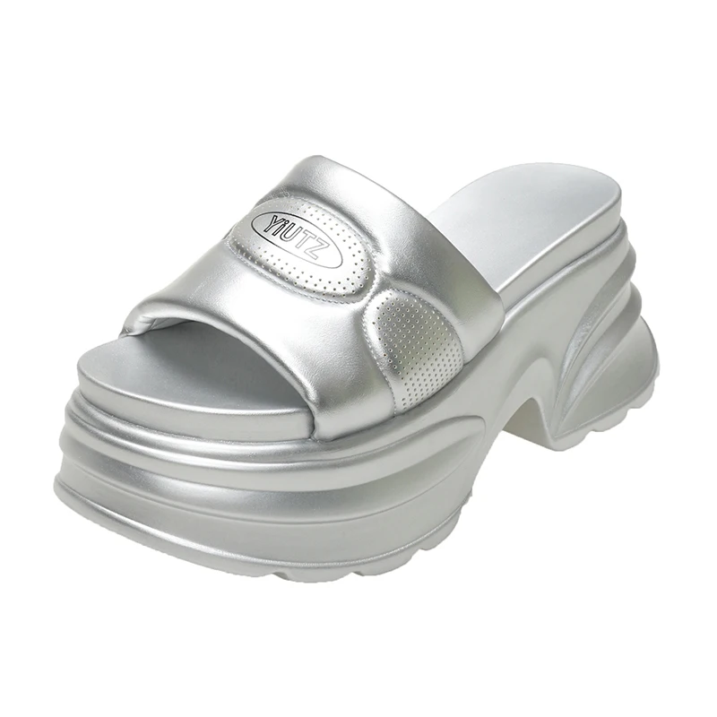 8CM Summer Women Slippers Ladies Beach Flip-Flops Chunky Leather Shoes Wedges Heels Outside Sandals Woman High Platform Slippers
8CM Summer Women Slippers Ladies Beach Flip-Flops Chunky Leather Shoes Wedges Heels Outside Sandals Woman High Platform Slippers
