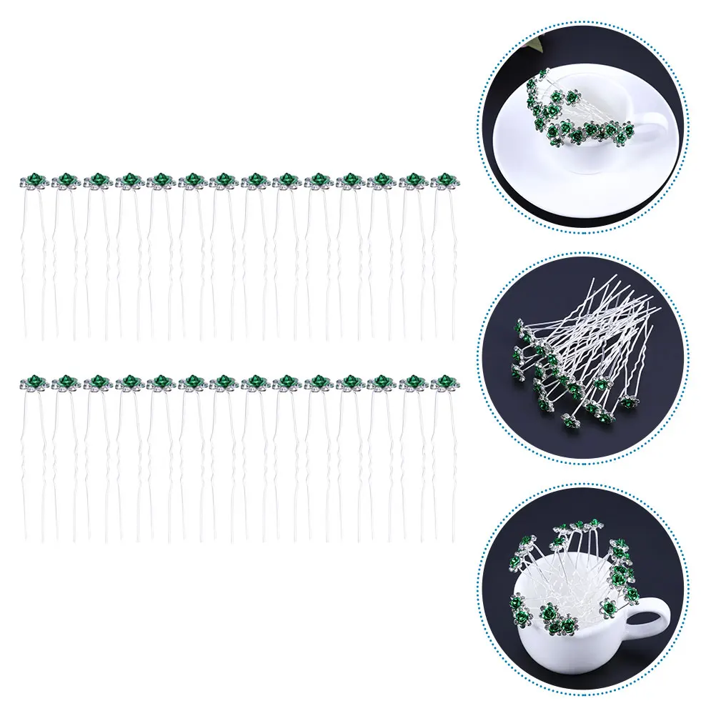 40 Pcs Rhinestone Hairpin Wedding Pins Clips Decorative Barrettes Accessories Decorate
40 Pcs Rhinestone Hairpin Wedding Pins Clips Decorative Barrettes Accessories Decorate