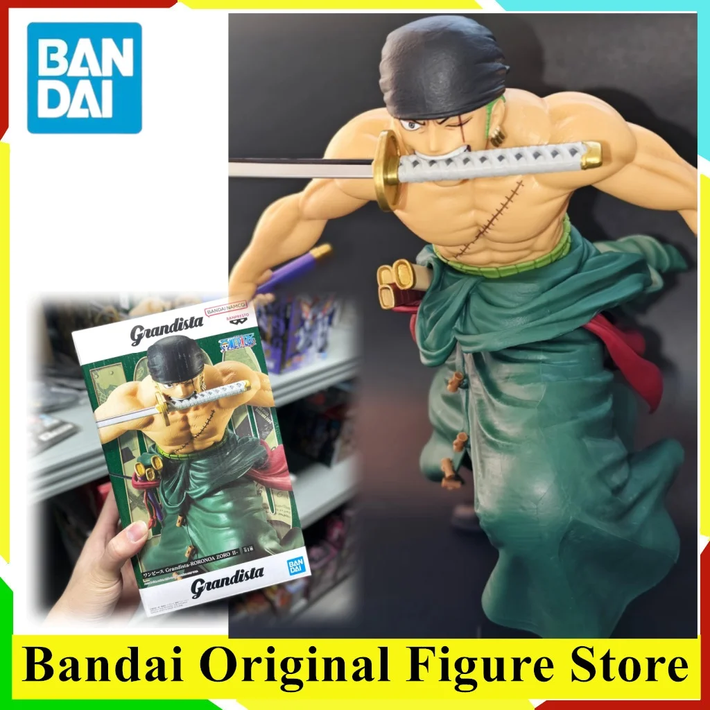 Original BANDAI One Piece Anime Roronoa Zoro Santoryu Grandista Action Figurine Toys PVC Model Figuarts Collection
Original BANDAI One Piece Anime Roronoa Zoro Santoryu Grandista Action Figurine Toys PVC Model Figuarts Collection