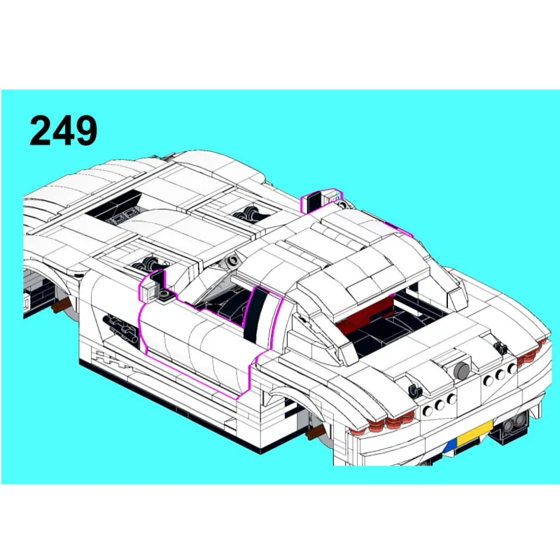 MOC-181041 Белый новый спортивный автомобиль, гоночные строительные блоки, модель 1286, деталиMOC, креативные строительные блоки на день рождения для мальчиков, игрушки, подарки
MOC-181041 Белый новый спортивный автомобиль, гоночные строительные блоки, модель 1286, деталиMOC, креативные строительные блоки на день рождения для мальчиков, игрушки, подарки