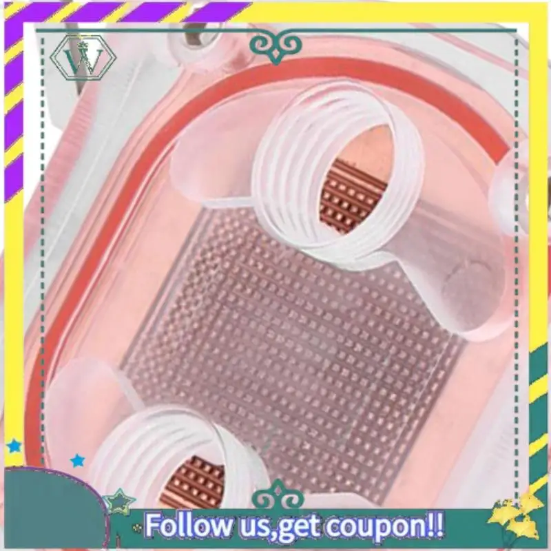 NEW Computer CPU Cooler Water Cooling Block Copper Base POM Cover For LGA 1155 2011 AMD AM4 Fans Cooling
NEW Computer CPU Cooler Water Cooling Block Copper Base POM Cover For LGA 1155 2011 AMD AM4 Fans Cooling
