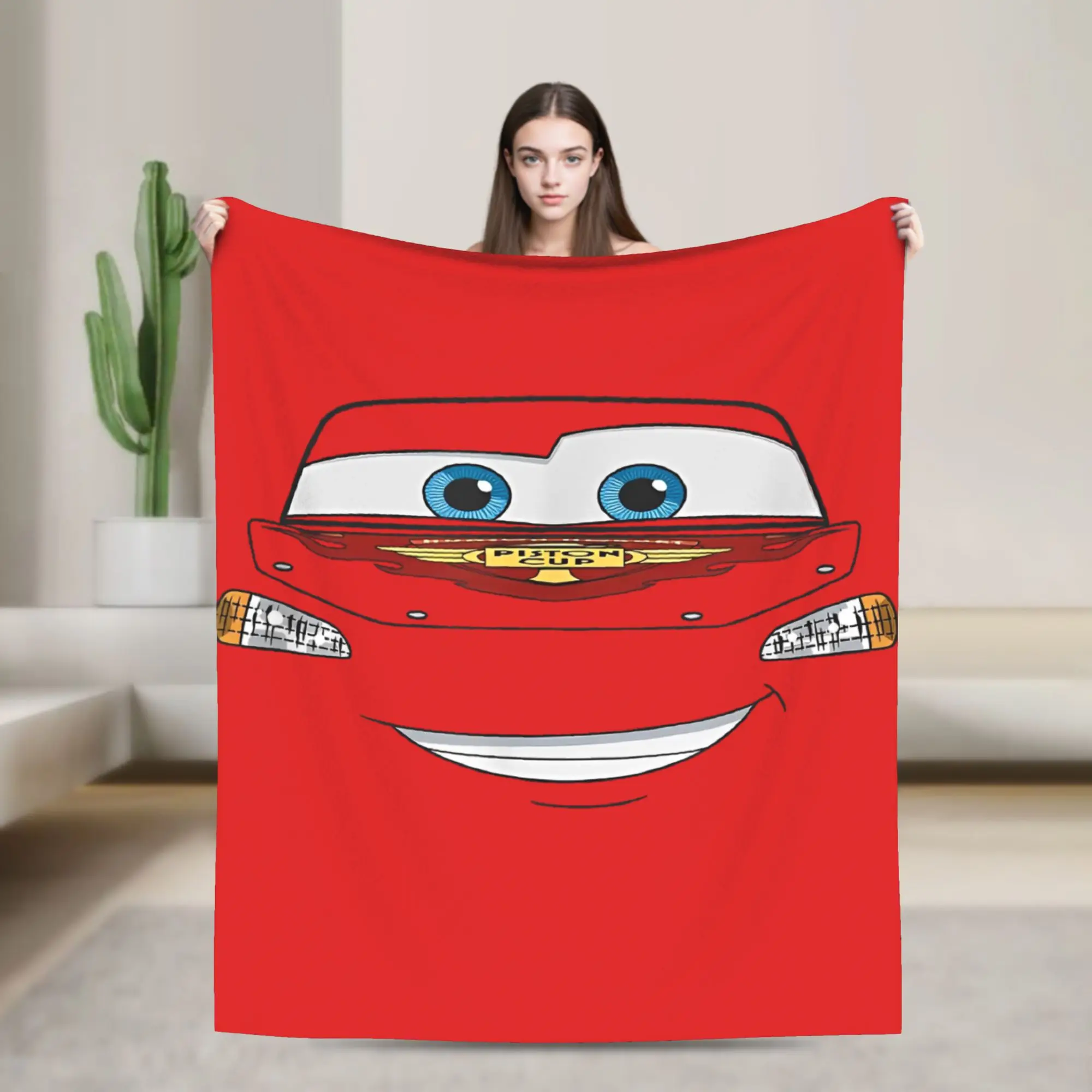 Cars Halloween Lightning McQueen Big Face Blanket Decorative Flannel Throw Blanket For Bedroom Soft Design Bedspread Gift Idea
Cars Halloween Lightning McQueen Big Face Blanket Decorative Flannel Throw Blanket For Bedroom Soft Design Bedspread Gift Idea