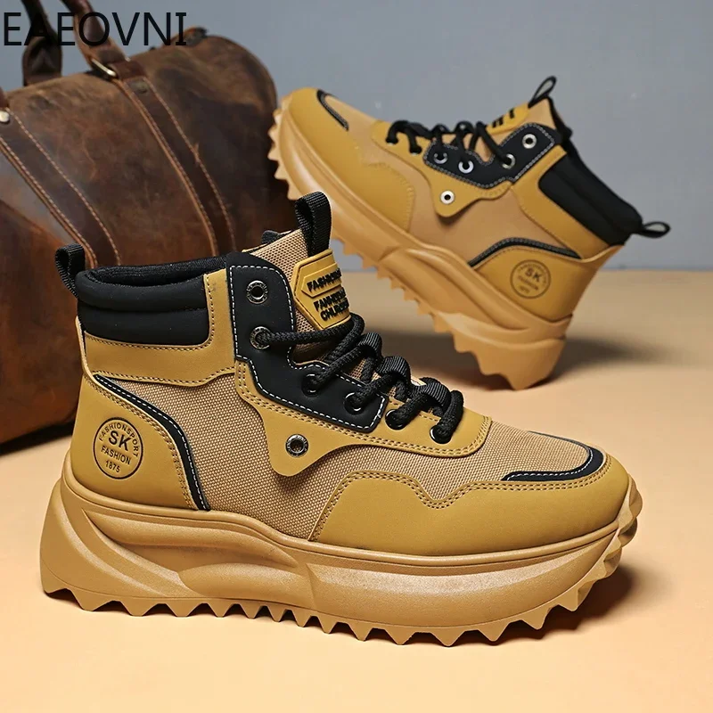 Men's Yellow Boots Outdoor Casual Platform Mans Tooling Desert Boot High Quality Hard-wearing Classic Mens Shoe British Style
Men's Yellow Boots Outdoor Casual Platform Mans Tooling Desert Boot High Quality Hard-wearing Classic Mens Shoe British Style
