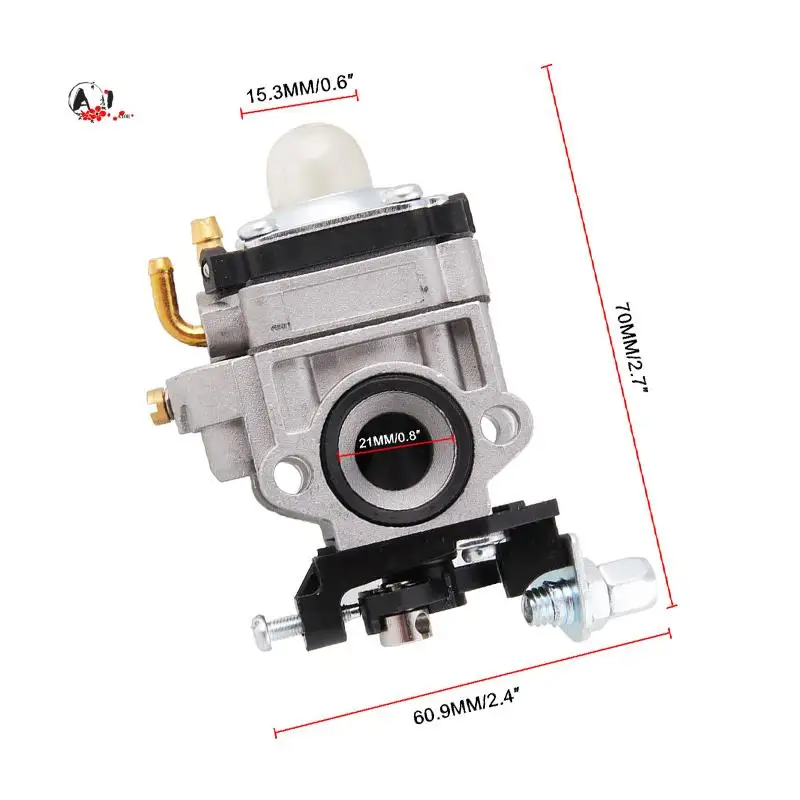 A10E-11Mm Carburetor Fit For TU26 32F 34F 36F 2 Stroke Strimmer Trimmer Mower Brush Cutter Scooter
A10E-11Mm Carburetor Fit For TU26 32F 34F 36F 2 Stroke Strimmer Trimmer Mower Brush Cutter Scooter