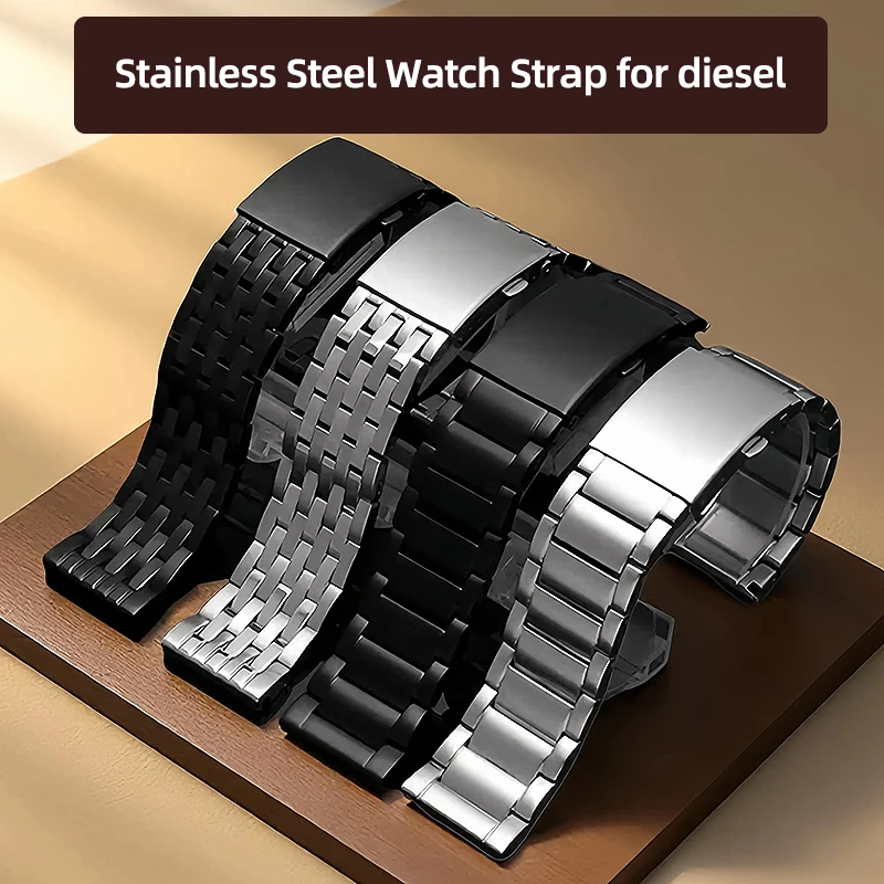 Stainless Steel Watch Strap for diesel DZ4316 DZ7395 7305 4209 4215 Men Metal Solid Wrist watchband Bracelet 24mm 26mm 28mm 30mm
Stainless Steel Watch Strap for diesel DZ4316 DZ7395 7305 4209 4215 Men Metal Solid Wrist watchband Bracelet 24mm 26mm 28mm 30mm