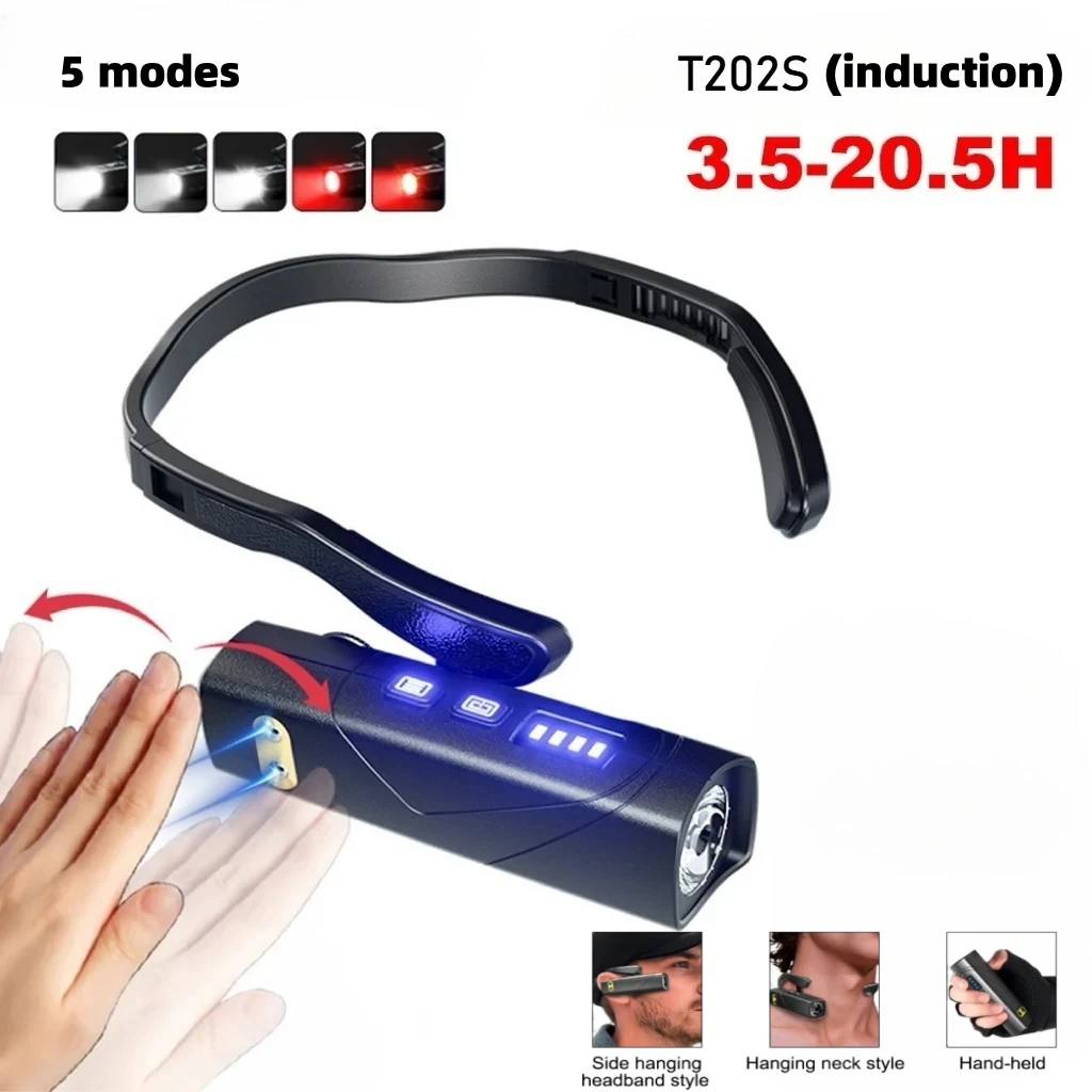 2025 New T202S Outdoor Campingm induction Headlamp Bright Super Bright Ultra Light Ear Strap Waterproof Camping Hiking Fishing
2025 New T202S Outdoor Campingm induction Headlamp Bright Super Bright Ultra Light Ear Strap Waterproof Camping Hiking Fishing