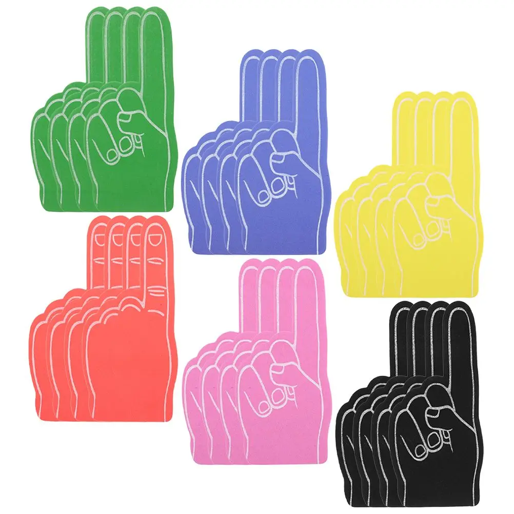 24 Pcs Finger Cots Foam Cheering Foams Sports Event Gloves Party Accessories for Child
24 Pcs Finger Cots Foam Cheering Foams Sports Event Gloves Party Accessories for Child