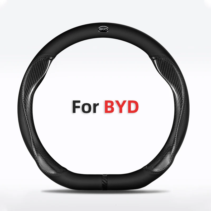 D Shape Car Steering Wheel Cover For BYD ATTO 3 Song Plus Seagull SEAL 2020-2024 Carbon Fiber Leather Auto Interior Wrap 
D Shape Car Steering Wheel Cover For BYD ATTO 3 Song Plus Seagull SEAL 2020-2024 Carbon Fiber Leather Auto Interior Wrap
