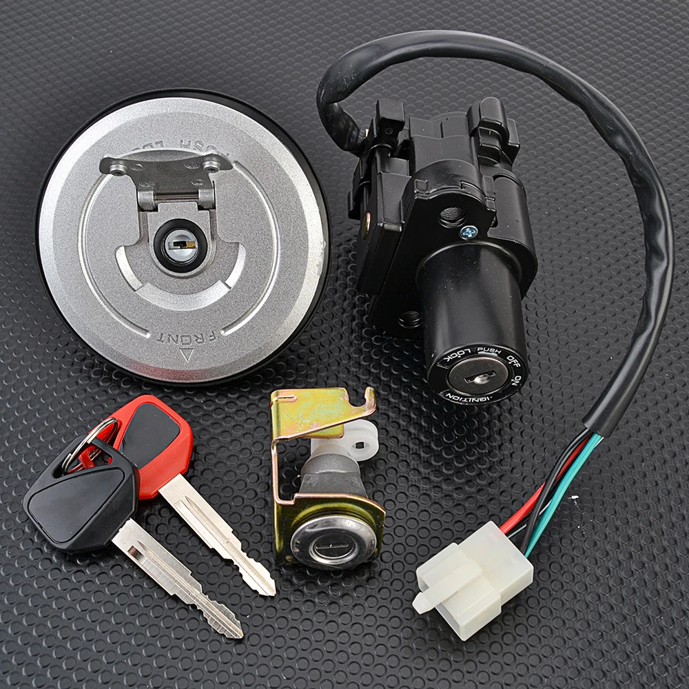 35010-MCB-610 Fuel Cap Ignition Switch Seat Lock with Key Kit For Honda XLV650 XL650 Transalp 2000-2006
35010-MCB-610 Fuel Cap Ignition Switch Seat Lock with Key Kit For Honda XLV650 XL650 Transalp 2000-2006