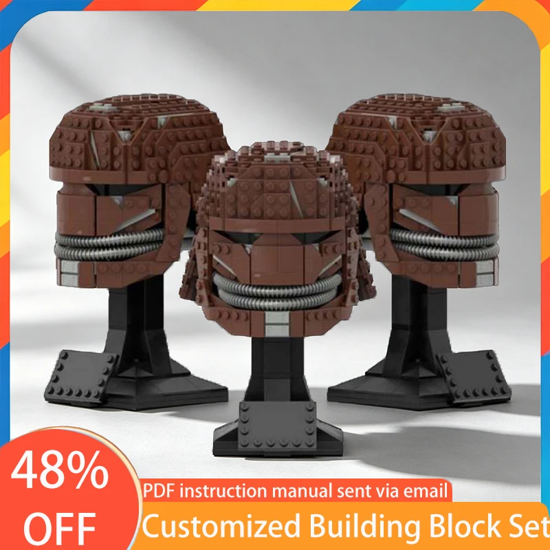 560 PCS Helmets Helmet MOC Customize Modular Building Block Model Popular Brick Creative Design Simple DIY Toy Christmas Gift
560 PCS Helmets Helmet MOC Customize Modular Building Block Model Popular Brick Creative Design Simple DIY Toy Christmas Gift